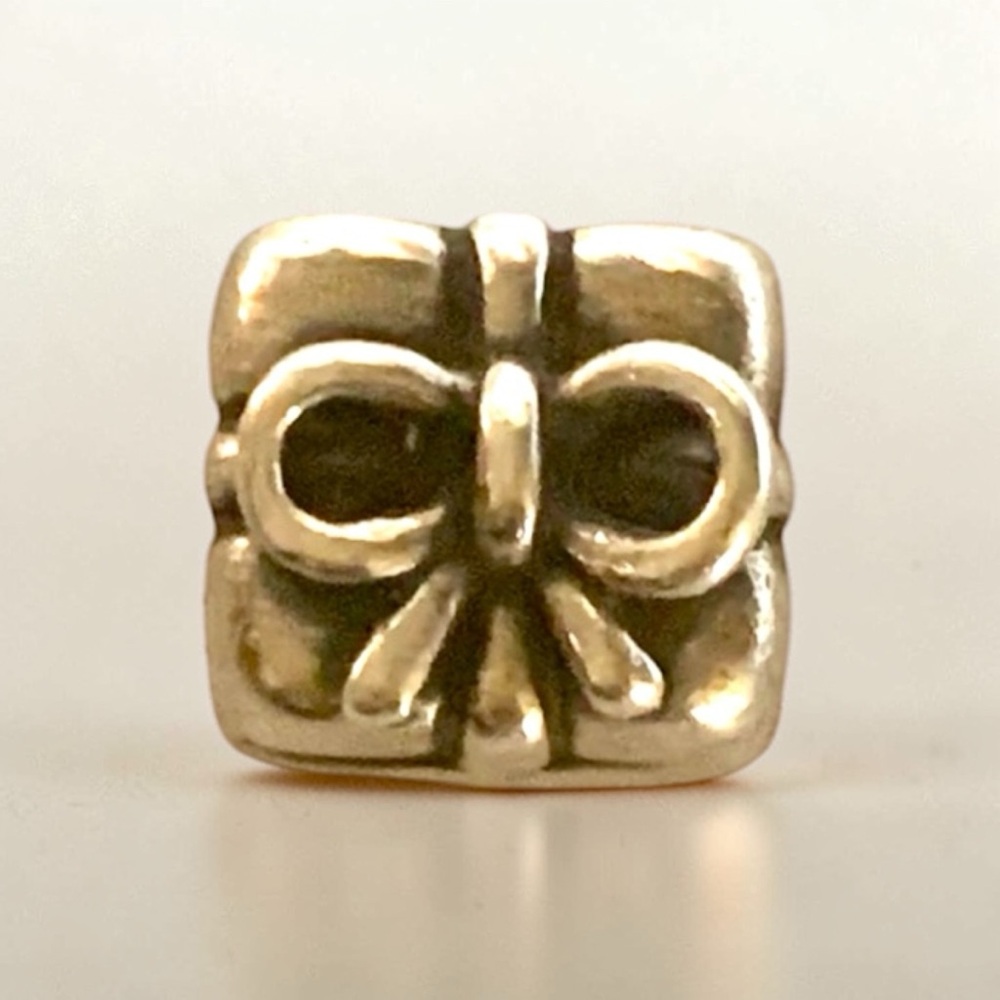 Pandora Sterling Silver Gift Box Present Charm Signed S925 ALE Christmas